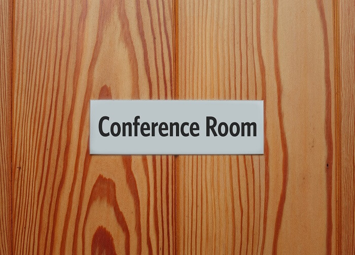 Conference Room Door Sign