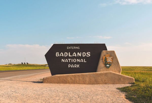 Monument Sign - Badlands National Park